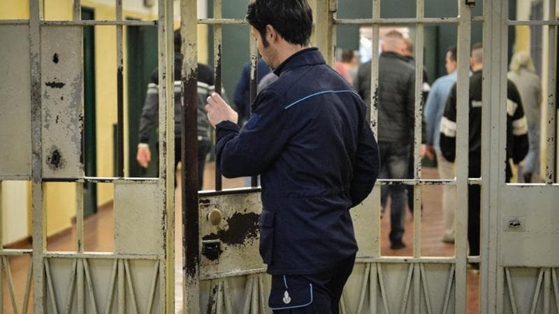 Milano - il Carcere di San Vittore, vedute degli interni del carcere, cancelli,corridoi,raggi (Milano - 2015-11-27, Luca Matarazzo) p.s. la foto e' utilizzabile nel rispetto del contesto in cui e' stata scattata, e senza intento diffamatorio del decoro delle persone rappresentate