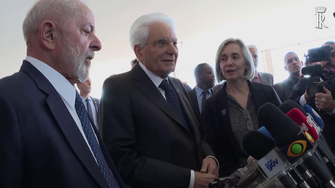 Mattarella incontra Lula in Brasile: "Vicinanza perfetta tra due Paesi amici"