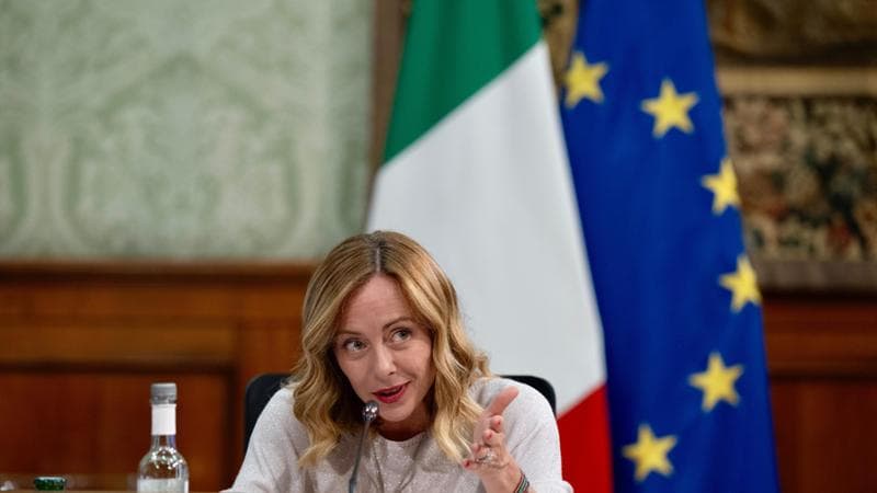 La premier Giorgia Meloni