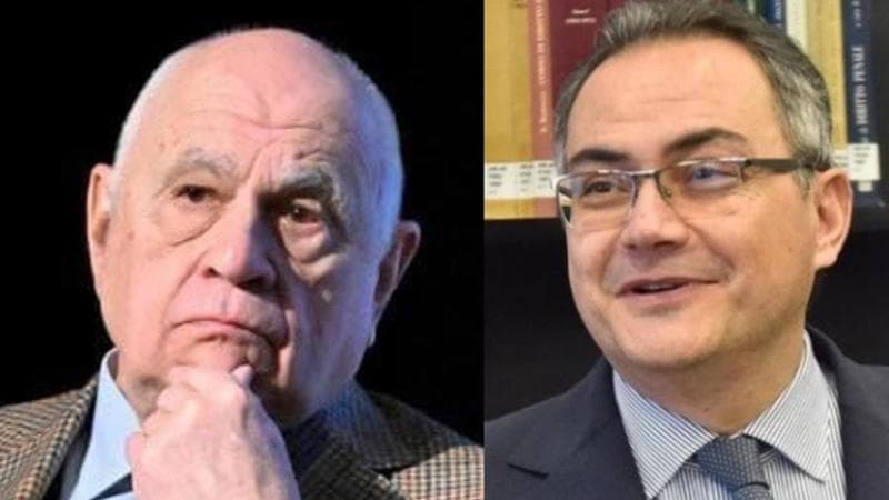 Il Guardasigilli Carlo Nordio e il giurista Gian Luigi Gatta