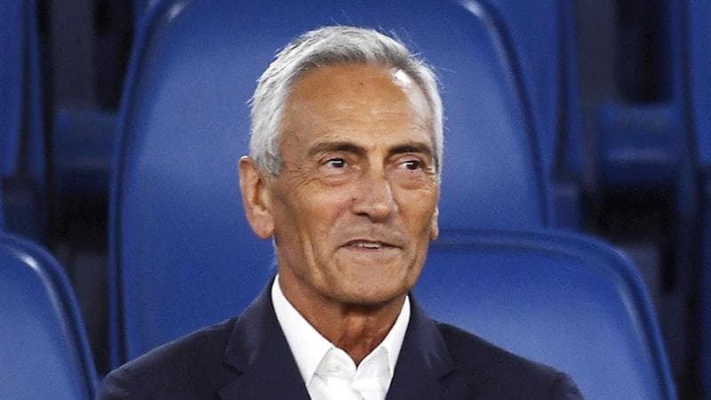Il presidente della Figc, Gabriele Gravina