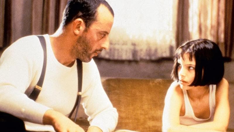 Leon con Jean Reno (1994)