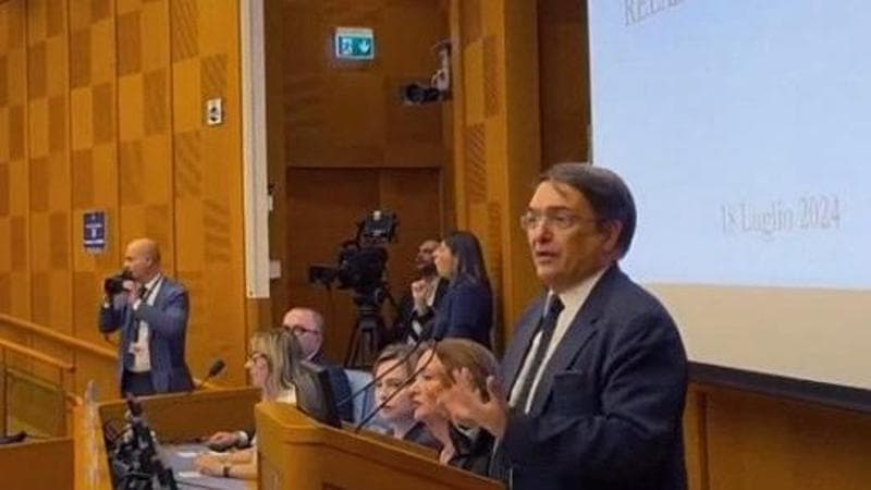 Giacomo Lasorella in Parlamento