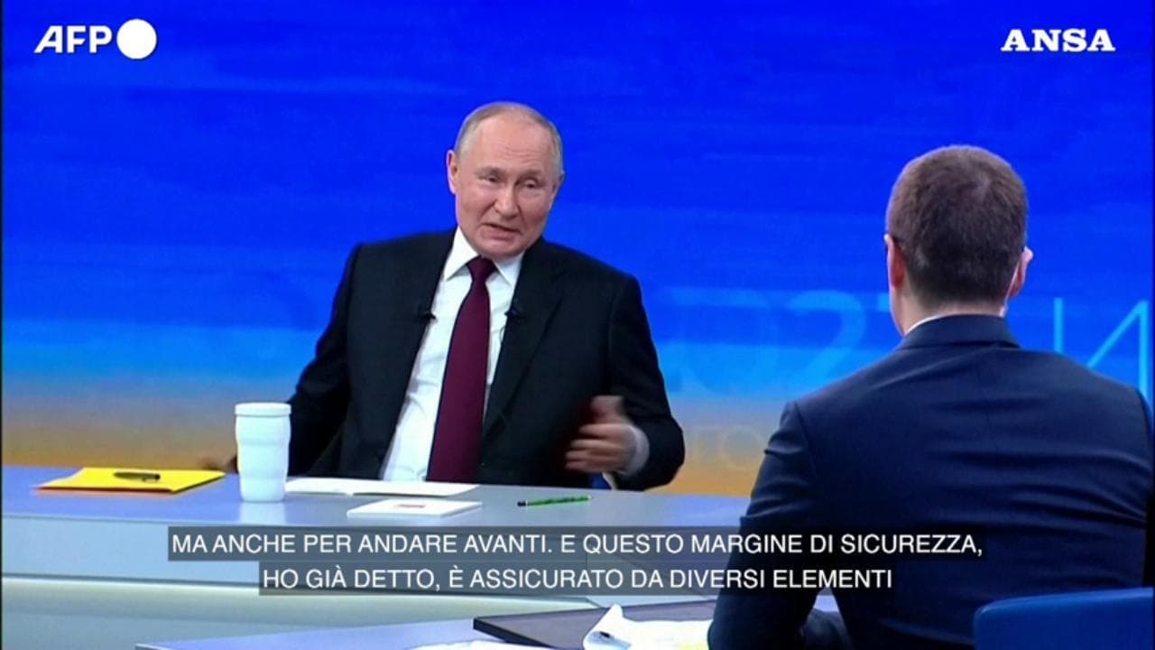 Russia, Putin: "La pace in Ucraina ci sarà quando avremo raggiunto i nostri obiettivi"