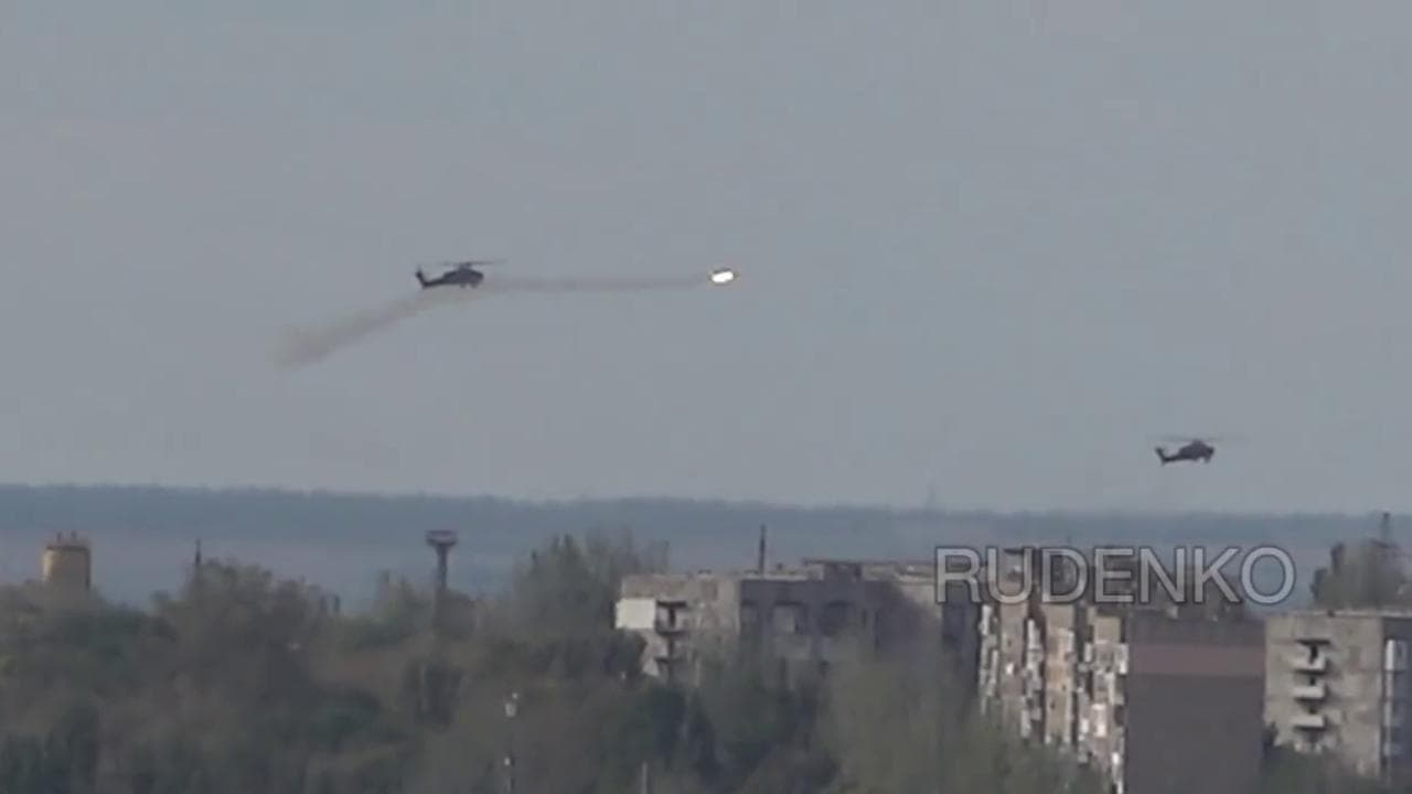Ucraina, i raid degli elicotteri d'attacco russi nel Donbass