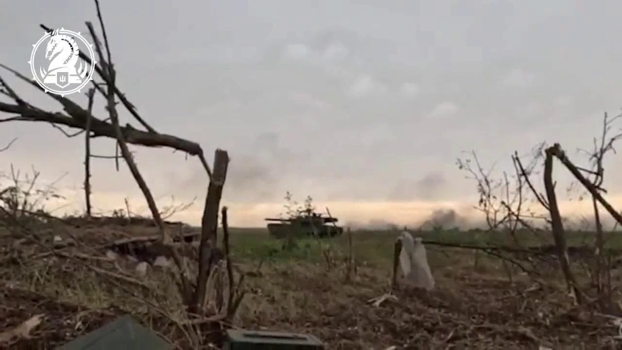 I tank leopard in battaglia contro le difese russe