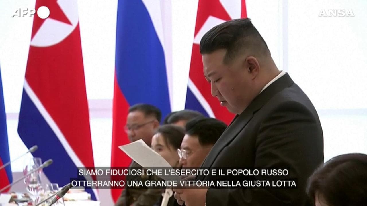 Kim Jong-un: "La Russia otterrà una grande vittoria"
