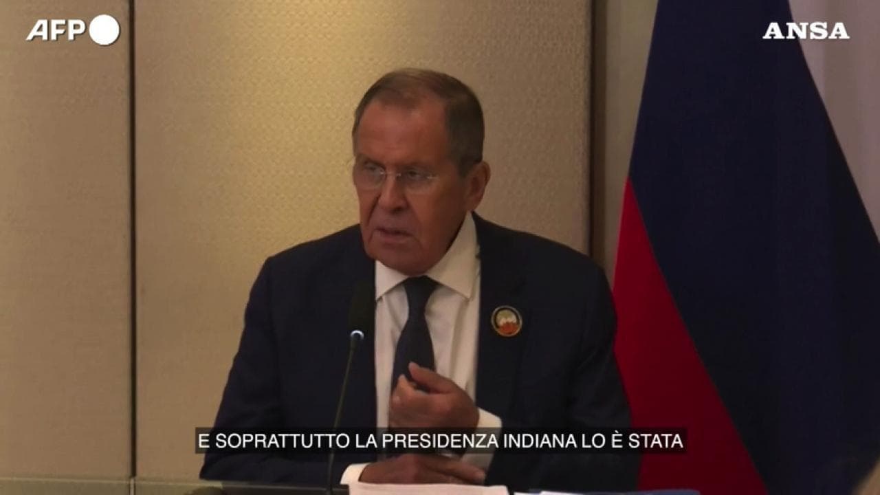 G20, Lavrov: "Per noi è stato un successo, l'Occidente non ha ucrainizzato il vertice"