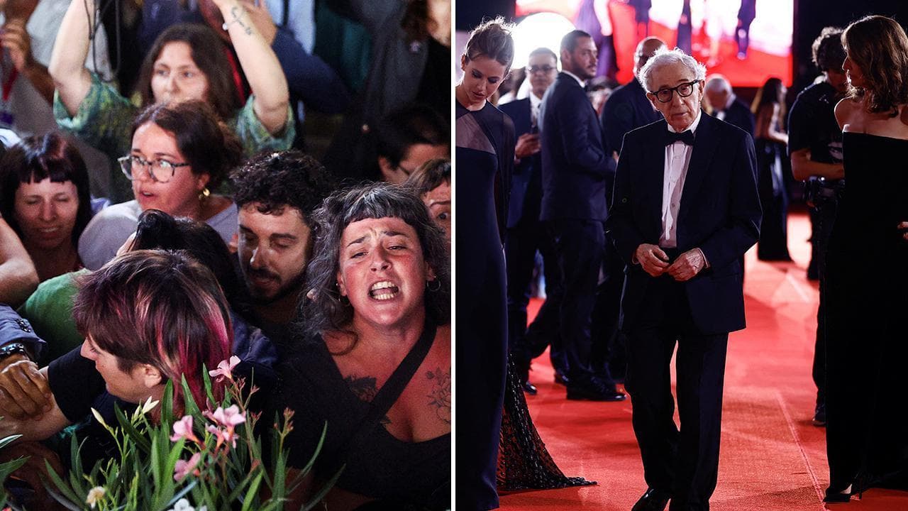 Manifestanti contro Woody Allen a Venezia, la folla gli urla "Stupratore"