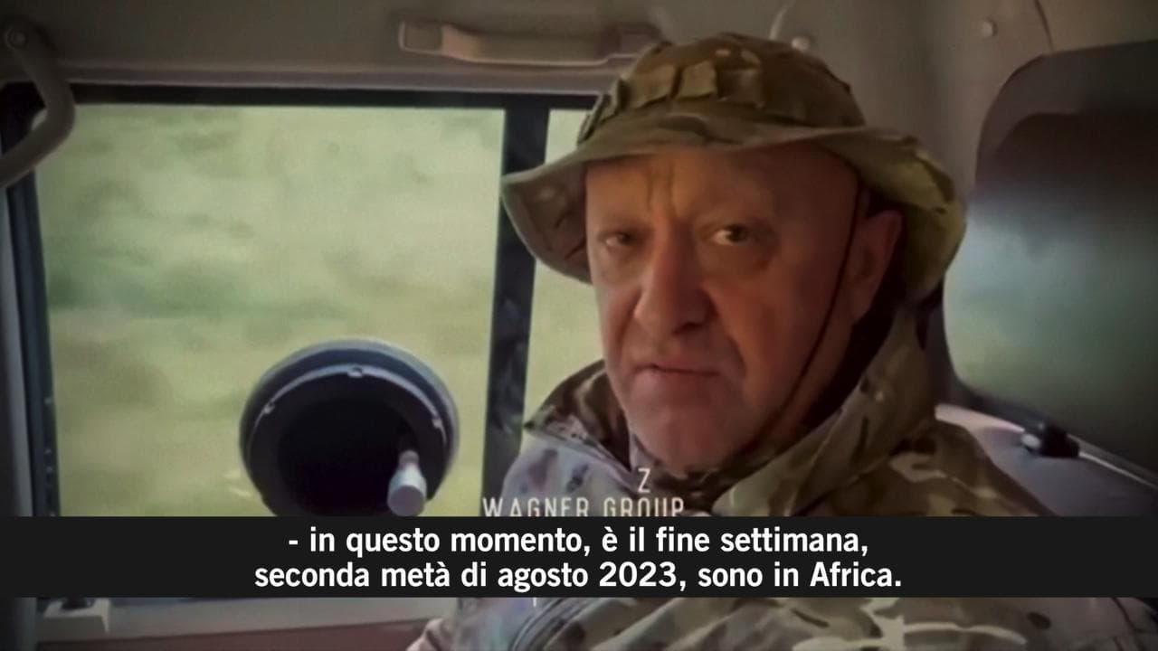 L'ultimo messaggio di Prigozhin: "A chi dice che sono morto, è la seconda metà di Agosto sono in Africa e va tutto ok"