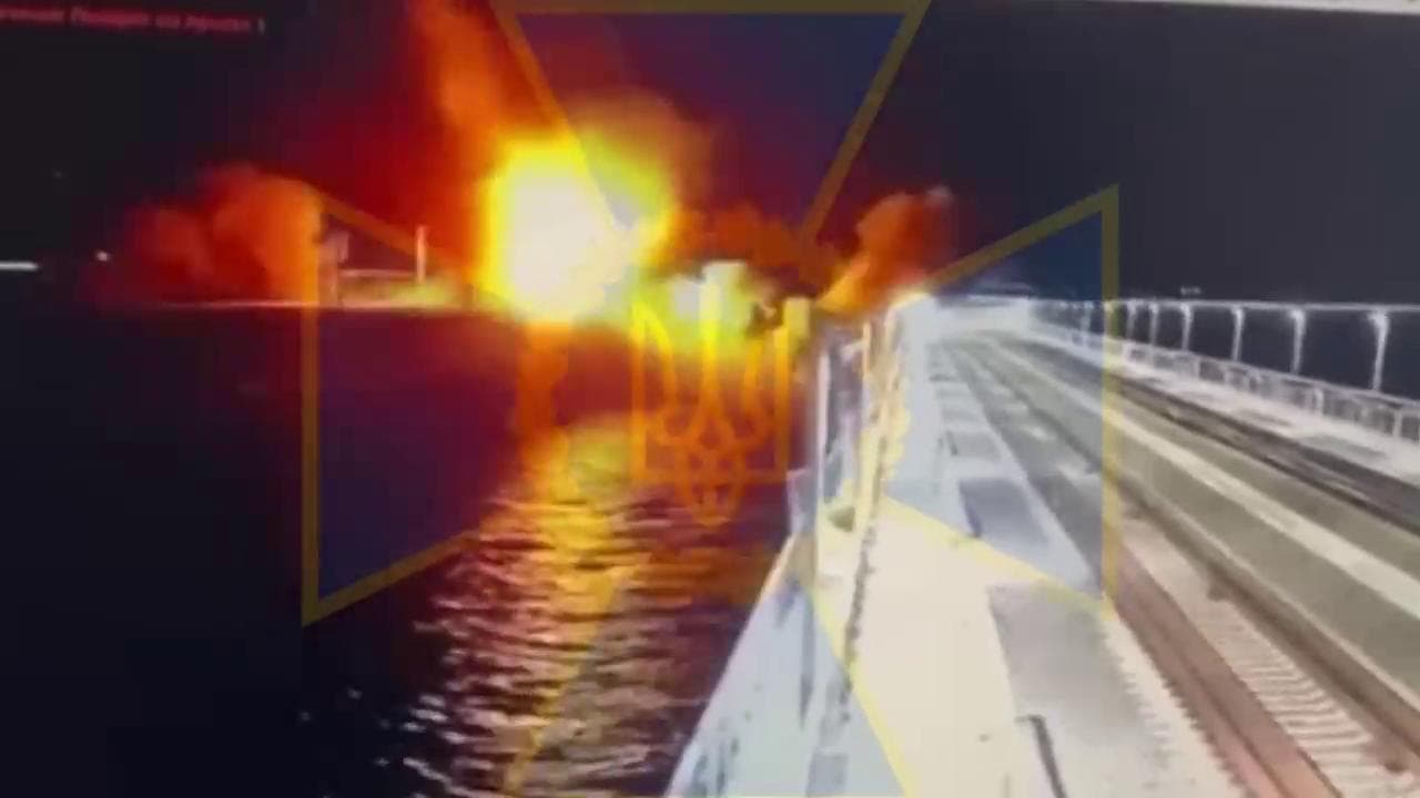 Ponte in Crimea, Kiev rivendica l'attacco e pubblica il video dell'esplosione