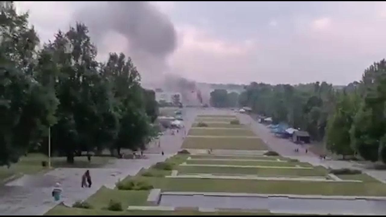 I bambini e la picchiata del missile russo