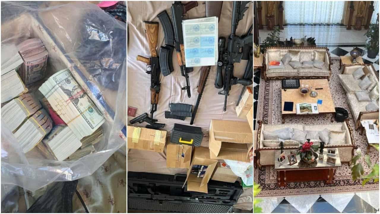 La perquisizione nella villa di Prigozhin: oro, armi, rubli e ostentazione di lusso
