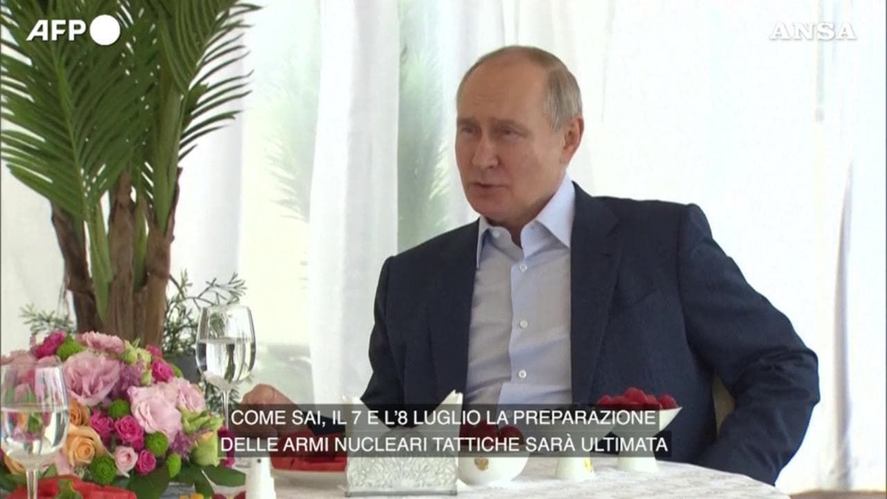 Putin conferma: da luglio le armi nucleari russe saranno dispiegate in Bielorussia