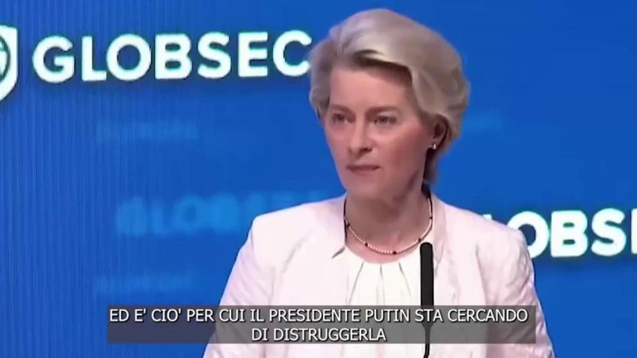 Von der Leyen: "Ucraina invasa perché vuole far parte dell'Ue"