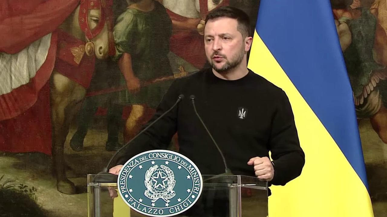 Zelensky a Palazzo Chigi: "Grazie per il vostro aiuto, non lo dimenticheremo"