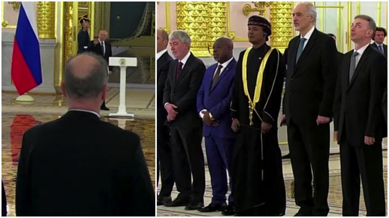 Putin accusa Usa e UE davanti agli ambasciatori, che lo ascoltano freddi. Poi un mesto saluto e nessuno applaude