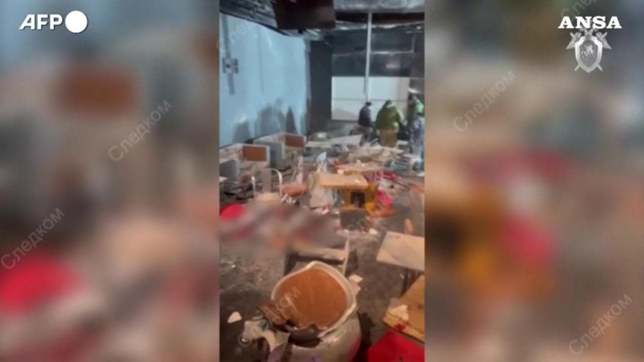 Bomba a San Pietroburgo, lo "Street Food Bar" distrutto dopo l'esplosione