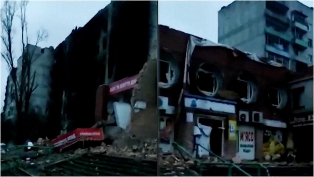 La devastazione dell'attacco russo su Bakhmut: così appare la città ucraina