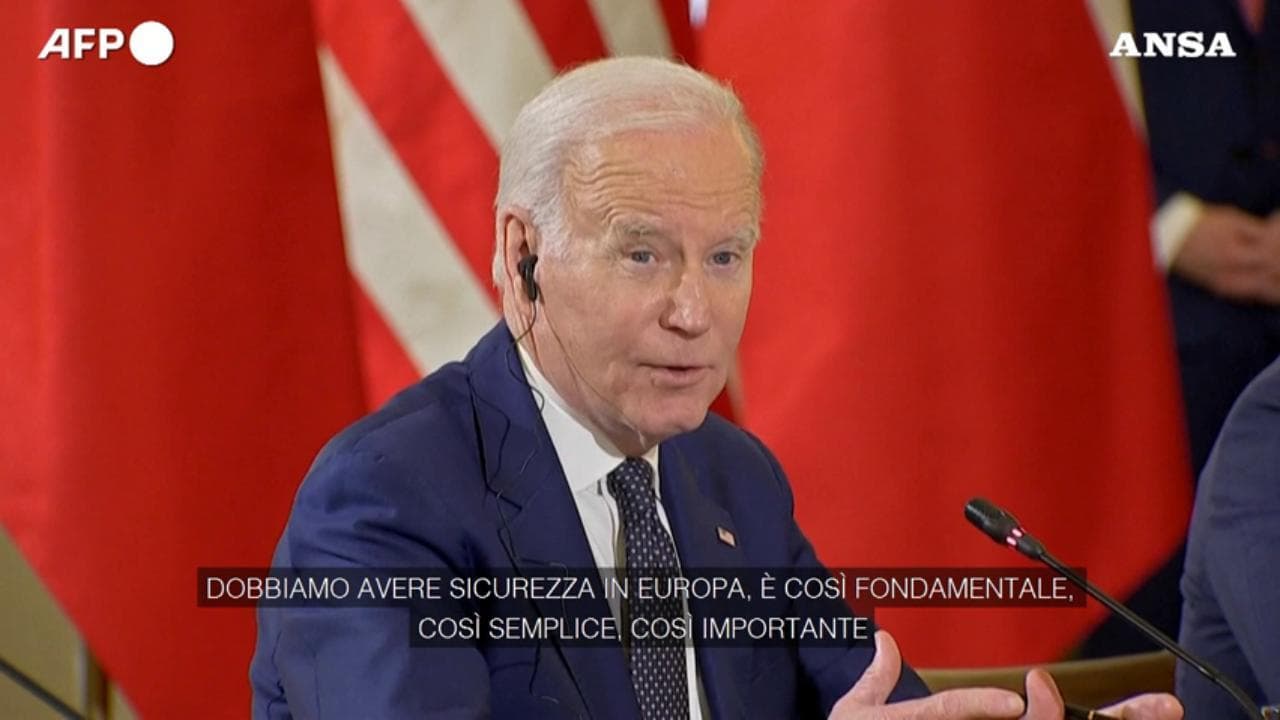 Ucraina, Biden ribadisce: "La Nato è più forte che mai"