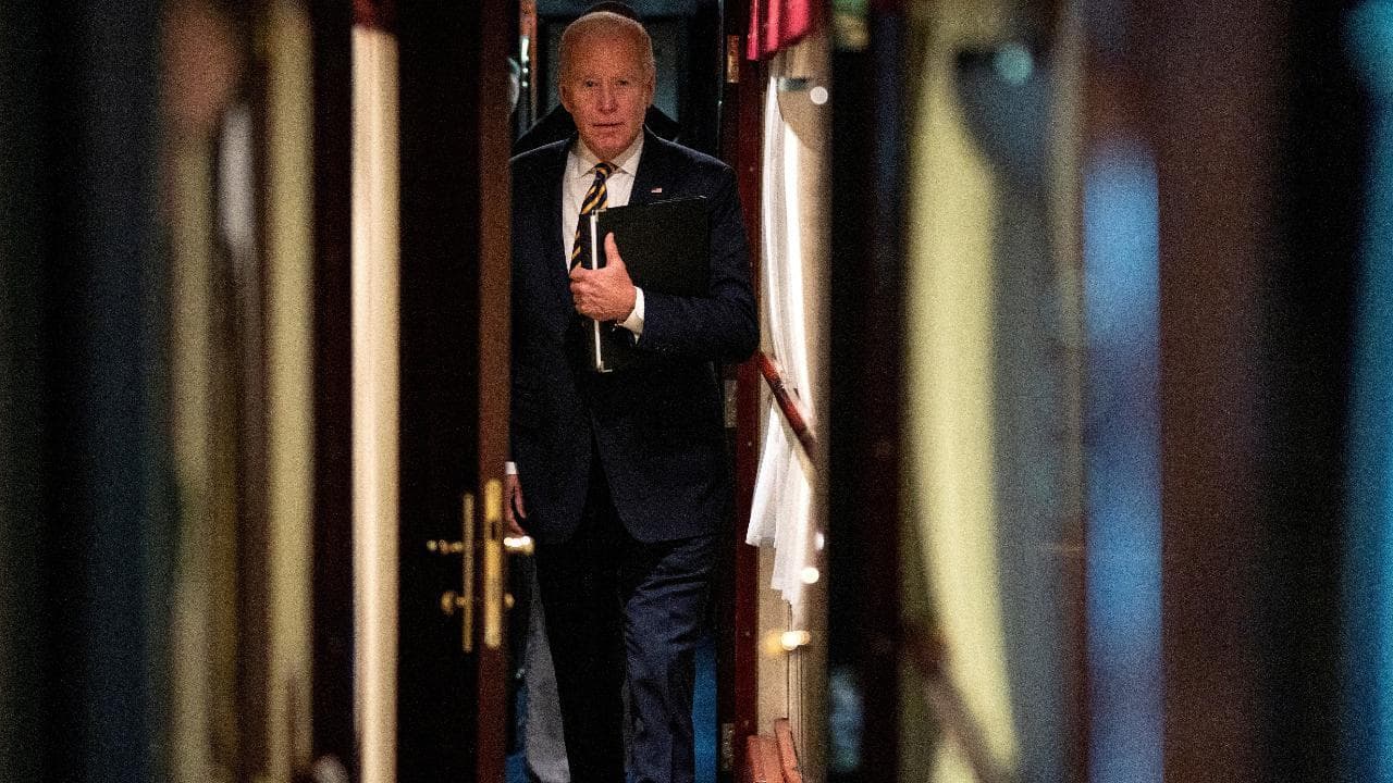 Il ritorno di Biden da Kiev dopo 10 ore di treno