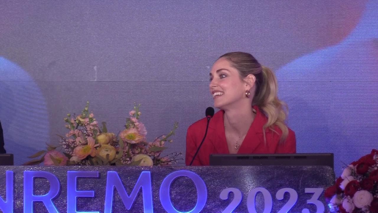 Sanremo 2023, Chiara Ferragni e i vecchi testi 'sessisti' di Fedez: 'Chiedete a lui'