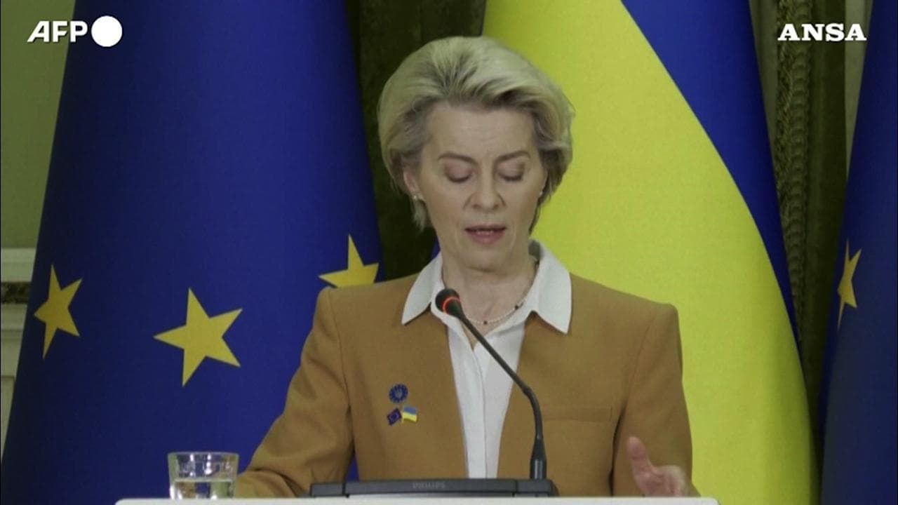 Ucraina, von der Leyen: "Mosca perde 160 milioni di euro al giorno con il price cap"