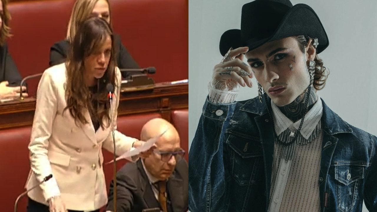 La deputata di Fdl contro il gender fluid di Rosa Chemical a Sanremo: "Propaganda a senso unico"