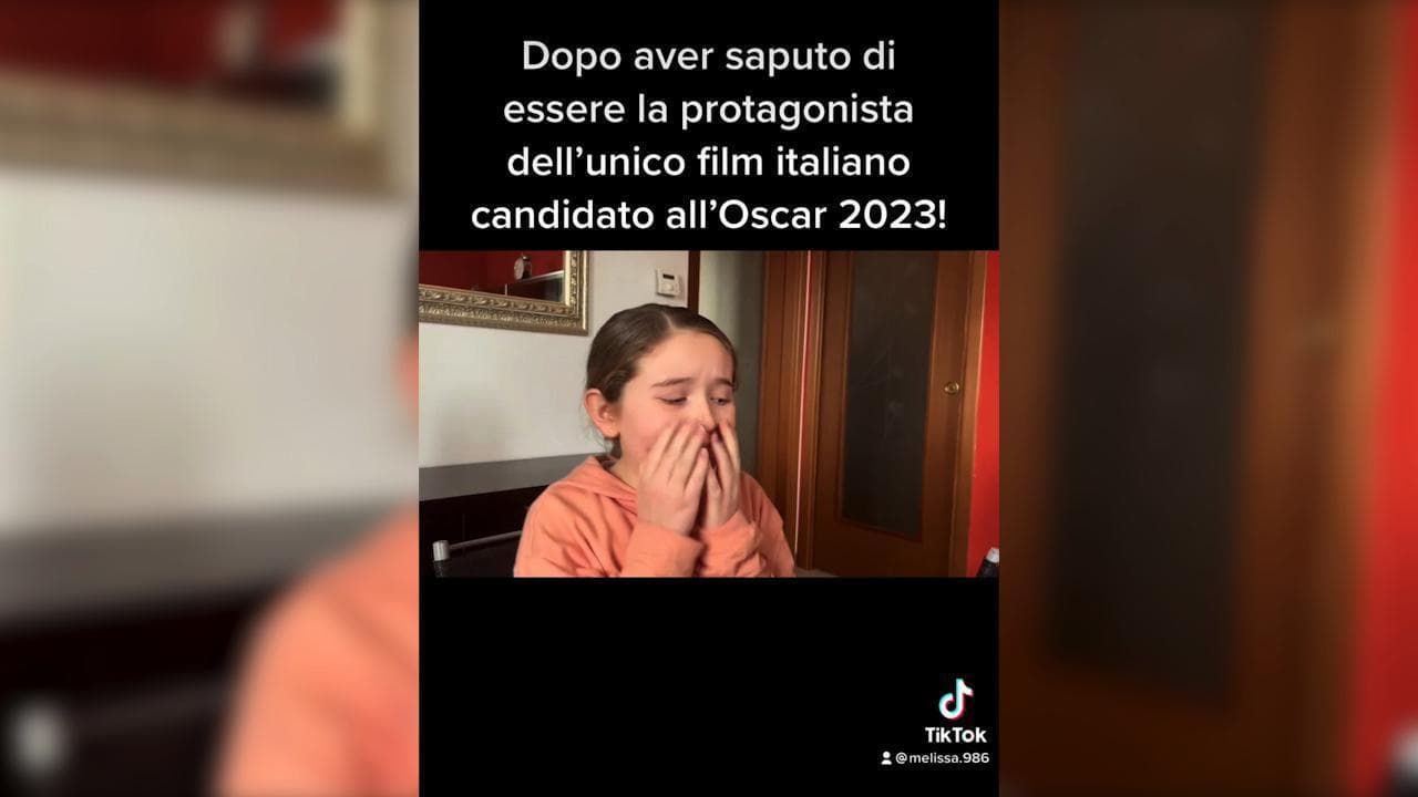"Le pupille" candidato agli Oscar: la reazione della giovanissima attrice Melissa Falasconi