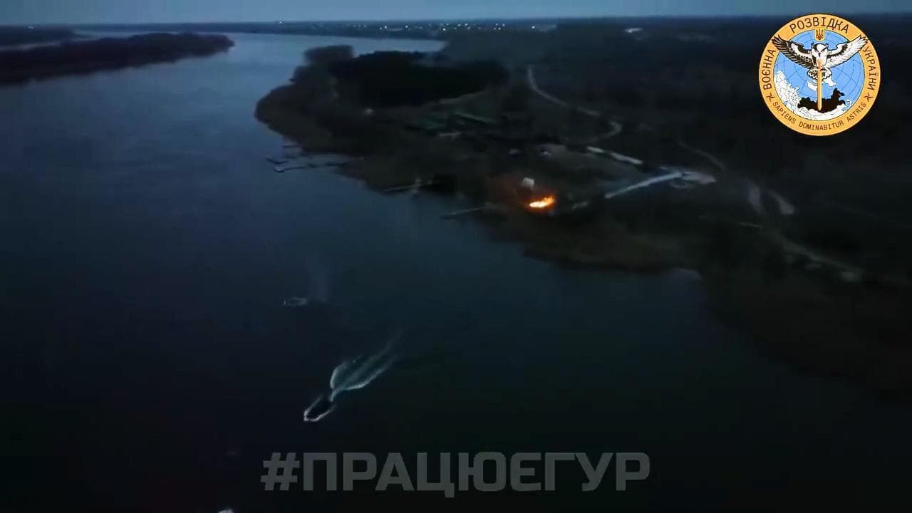 Il raid ucraino oltre il Dnipro in presa diretta
