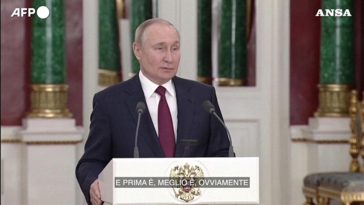 Per la prima volta Putin usa la parola 'guerra' per il conflitto in Ucraina
