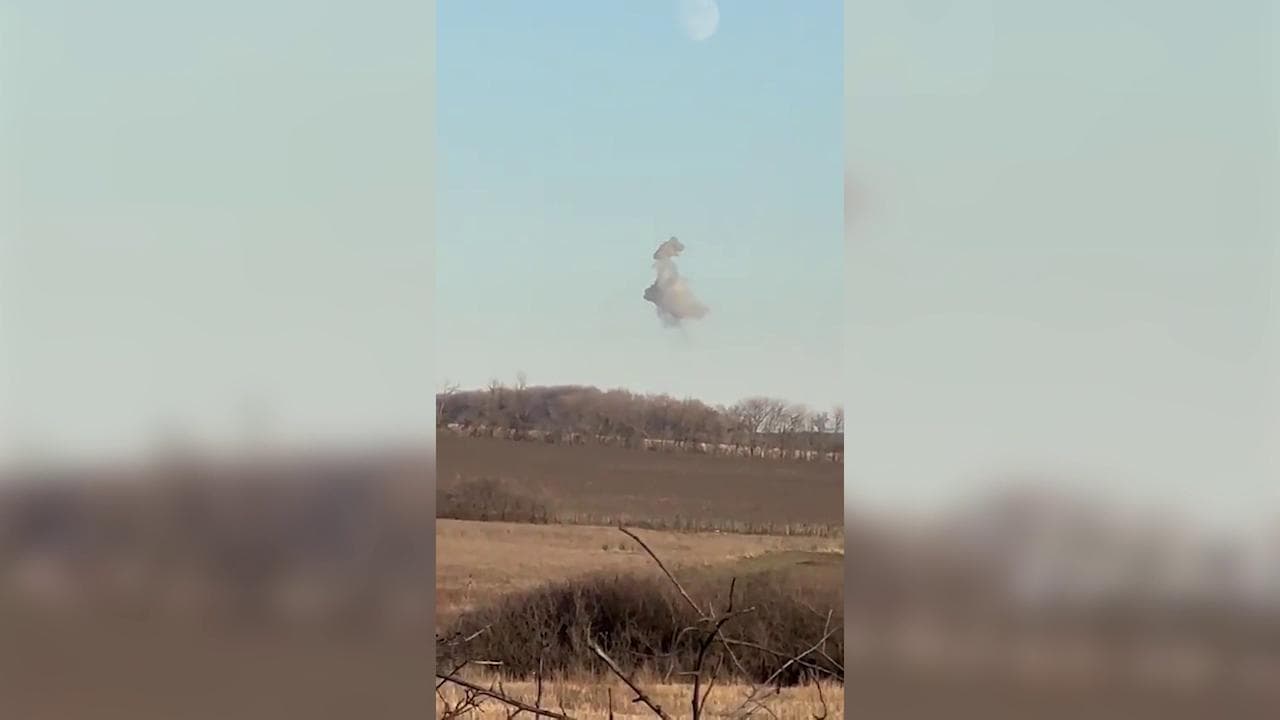 Il missile abbatte l'elicottero russo