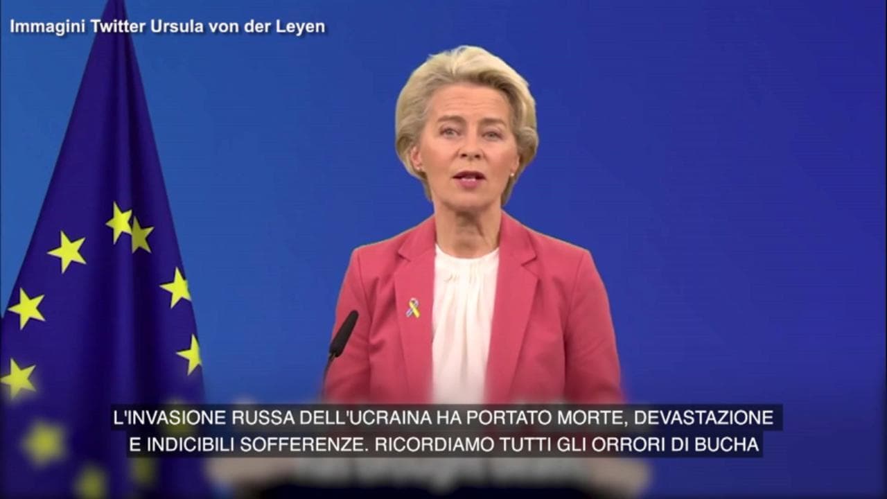 Ucraina, von der Leyen: "Creeremo un tribunale ad hoc sui crimini della Russia"