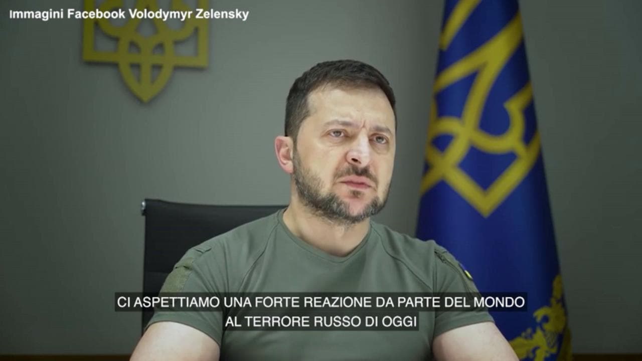 Zelensky all'Onu: "Milioni di persone al gelo, è crimine contro umanità"