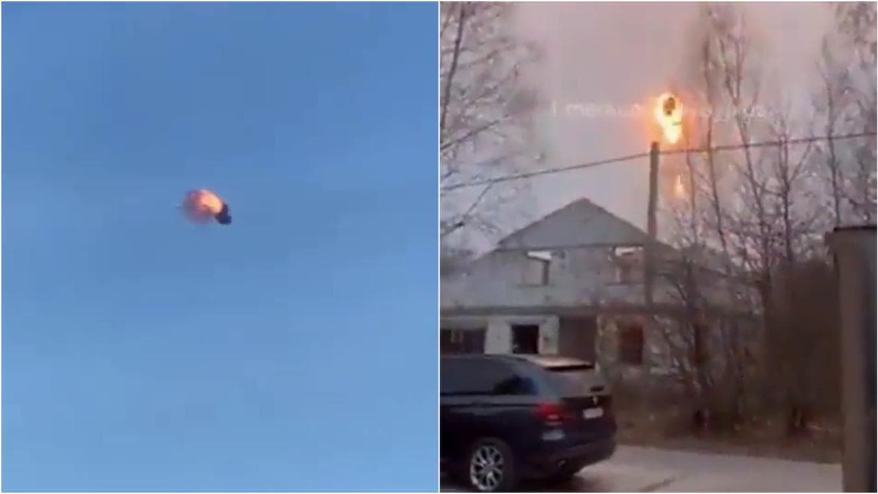 I duelli tra missili nel cielo di Kiev