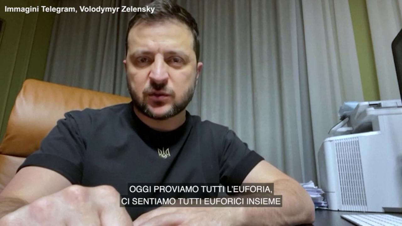 Ucraina, Zelensky: "Ripreso il controllo di 60 insediamenti nella regione di Kherson"