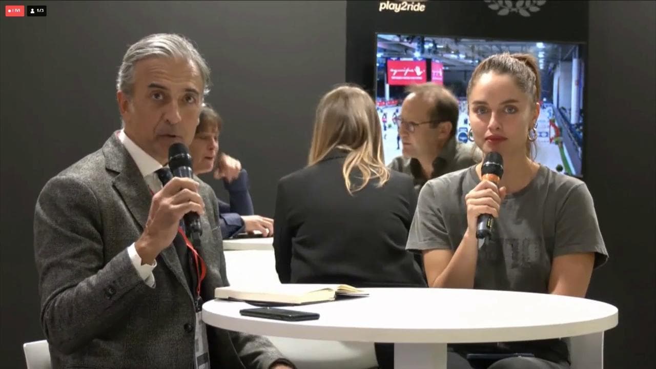 Fieracavalli Verona 2022 - Matilde Gioli: "Un amore nato sul set, ora cavalcare è una passione "