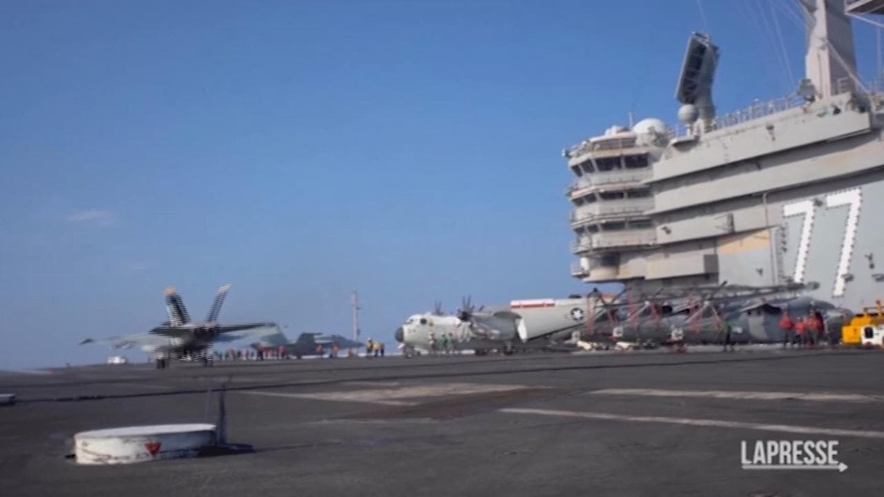 Mar Mediterraneo, le immagini dell'esercitazione della Nato "Neptune Strike"