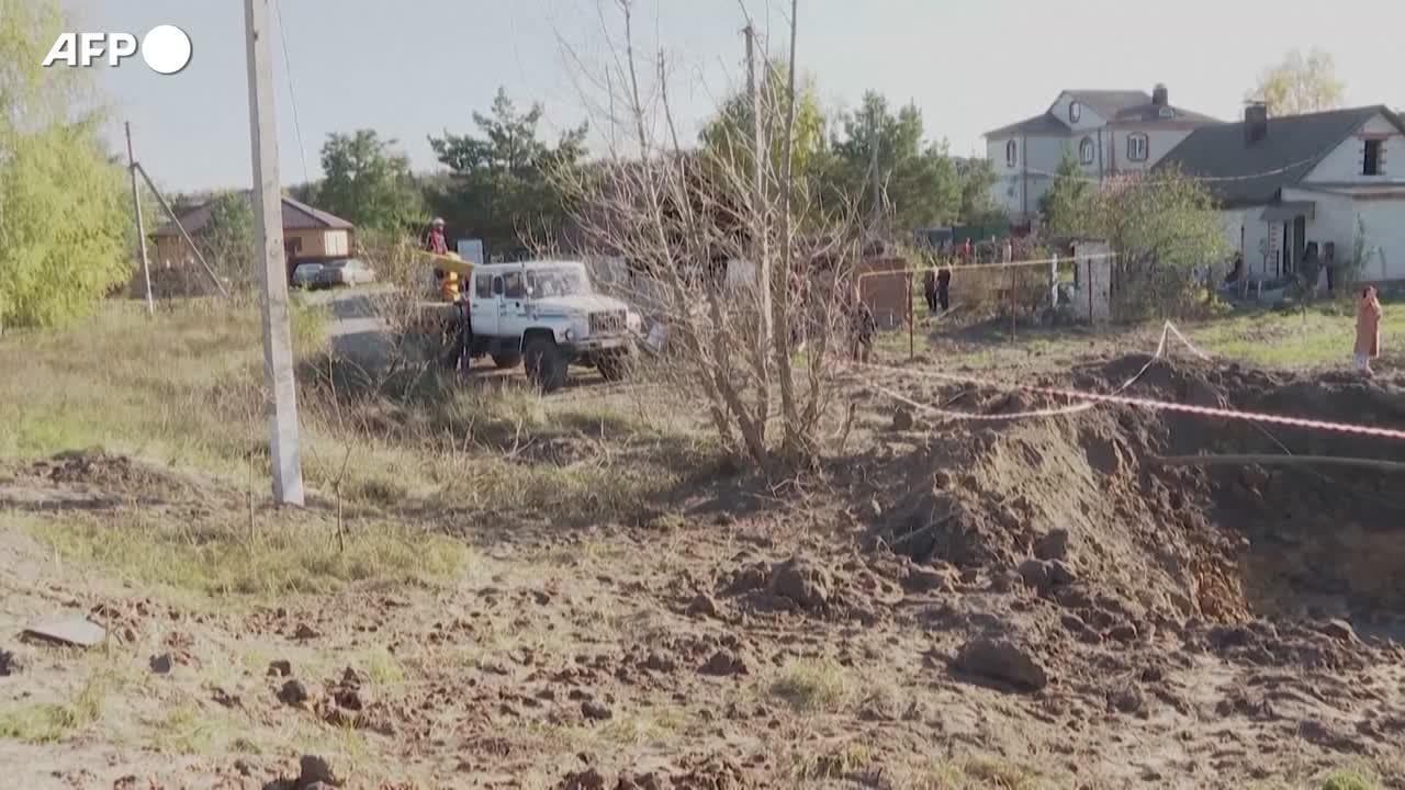 I russi accusano gli ucraini di attacchi nella regione di Belgorod: le immagni del villaggio di Nikolskoye