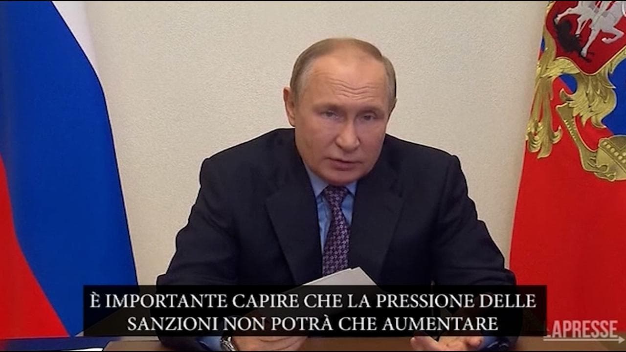 Russia, Putin: "Le sanzioni aumenteranno, prepariamoci"