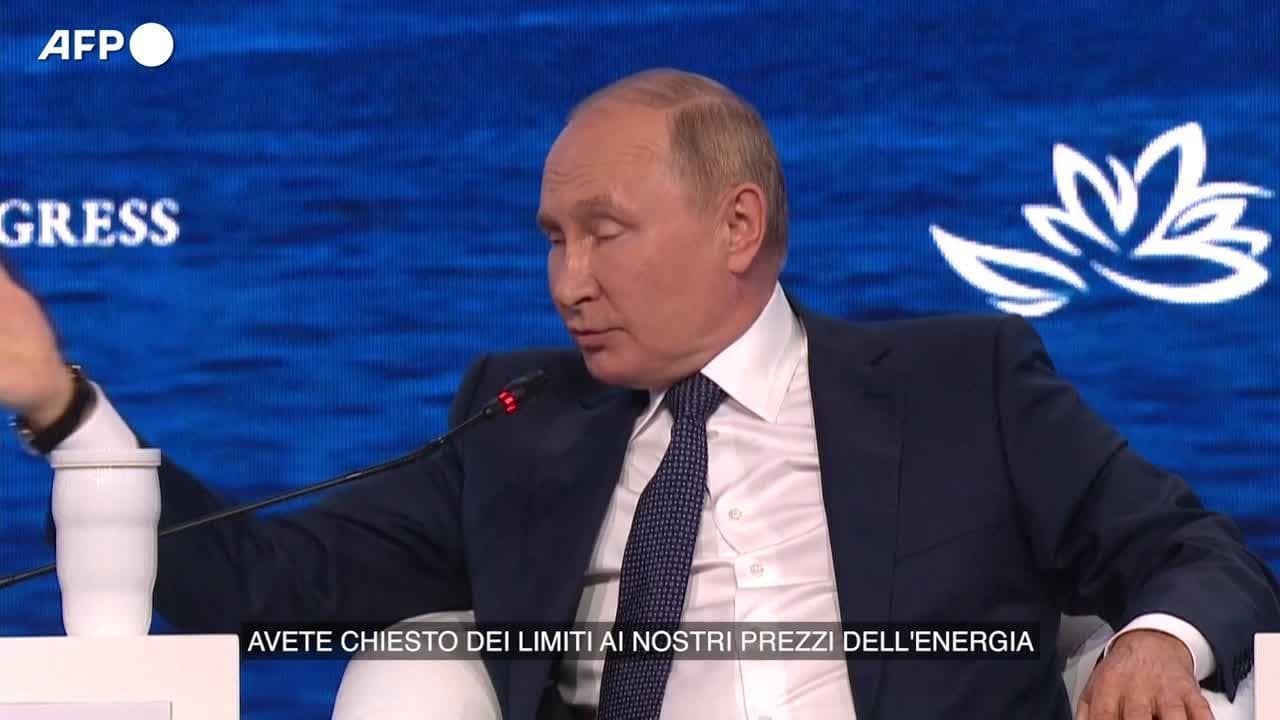 Putin avverte: "Stop a gas e petrolio se Ue impone il price cap"