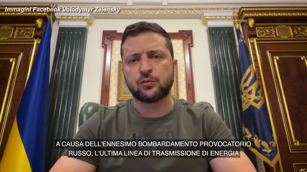 Zelensky: "La centrale di Zaporizhzhia è stata a un passo dal disastro radioattivo"