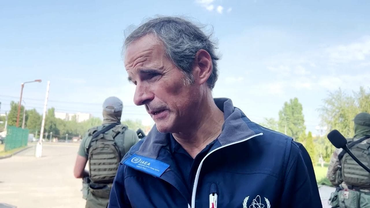 Zaporizhzhia, Grossi (AIEA): "Missione tecnica, ma per noi è una centrale ucraina occupata da russi"