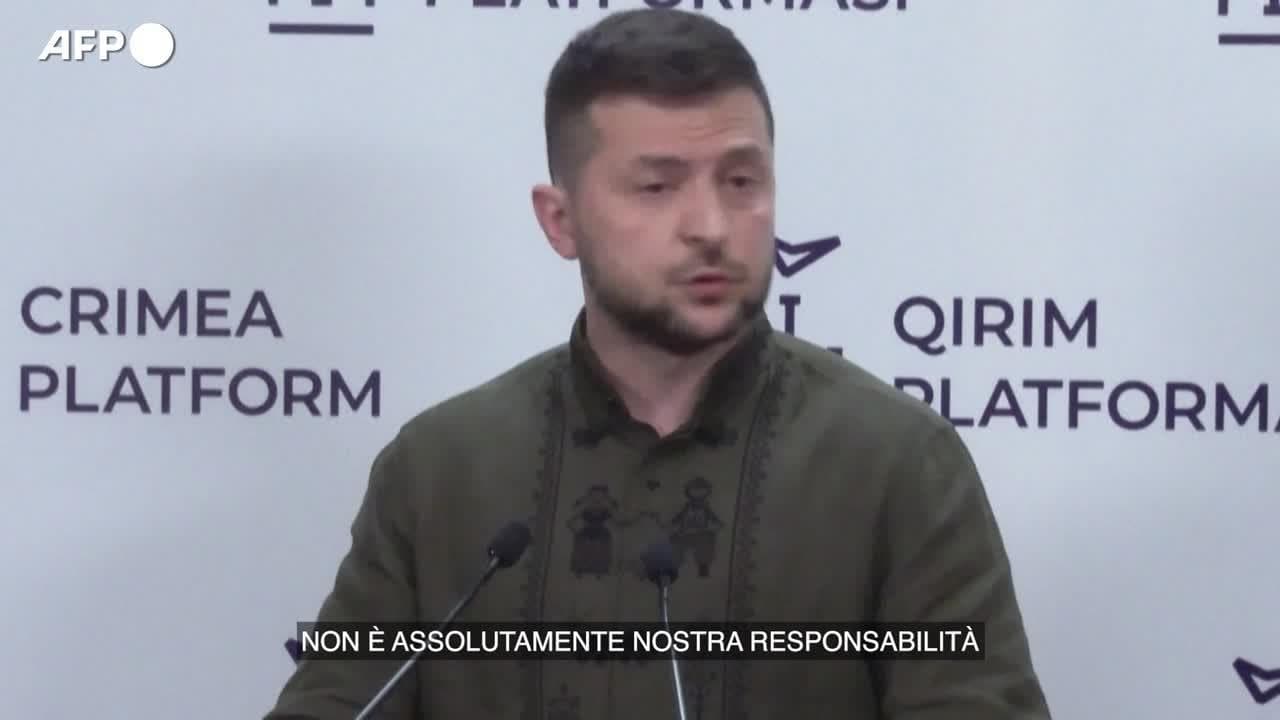 Attentato Dugina, Zelensky: "Non è nostra responsabilita'"