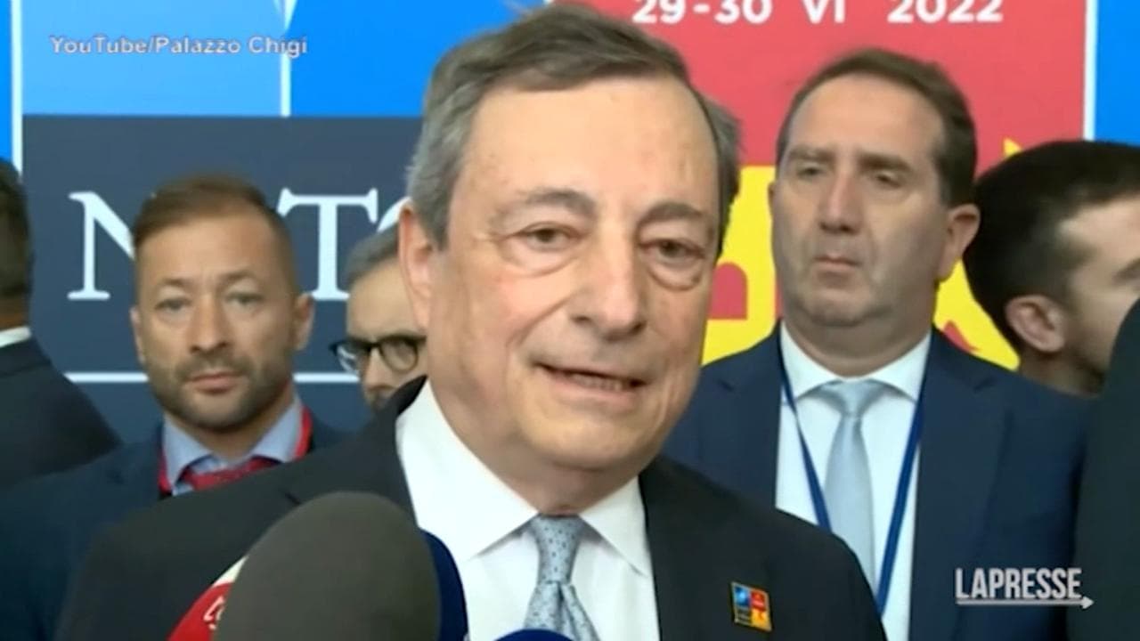 Vertice Nato, Draghi: "Con Svezia e Finlandia aumenta la presenza dell'Europa nell'Allenza Atlantica"
