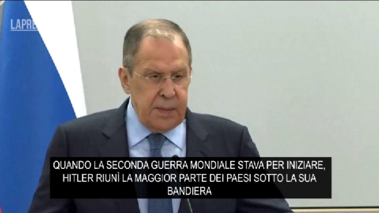 Ucraina, Lavrov: "Unione europea e Nato come Hitler"