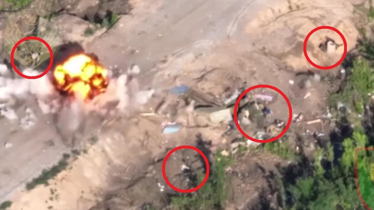 Sta per arrivare il missile: la fuga disperata dei soldati russi per mettersi in salvo