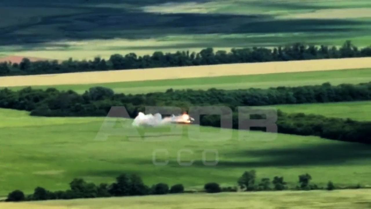 Il missile abbatte l'elicottero russo