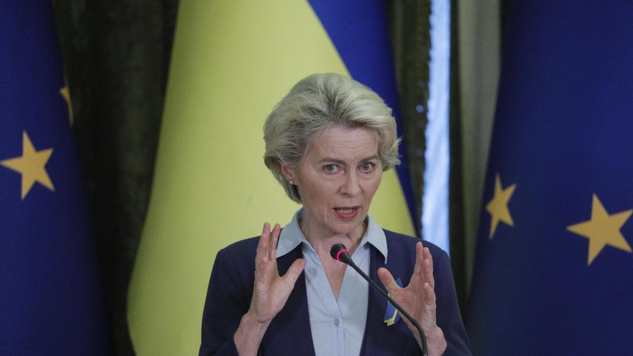 Ursula von der Leyen a Zelensky: "Apprezzo gli sforzi dell'Ucraina per entrare nella Ue"