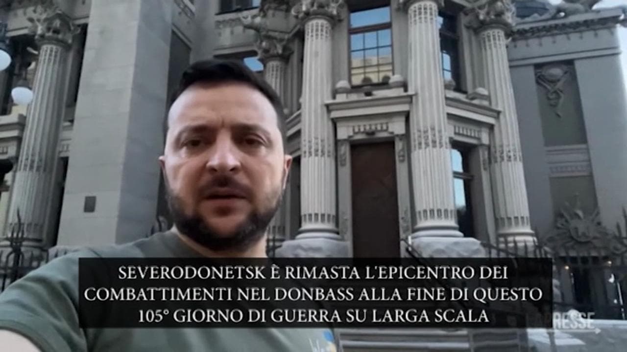 Ucraina, Zelensky: "A Severodonetsk si decide il destino del nostro Donbass"